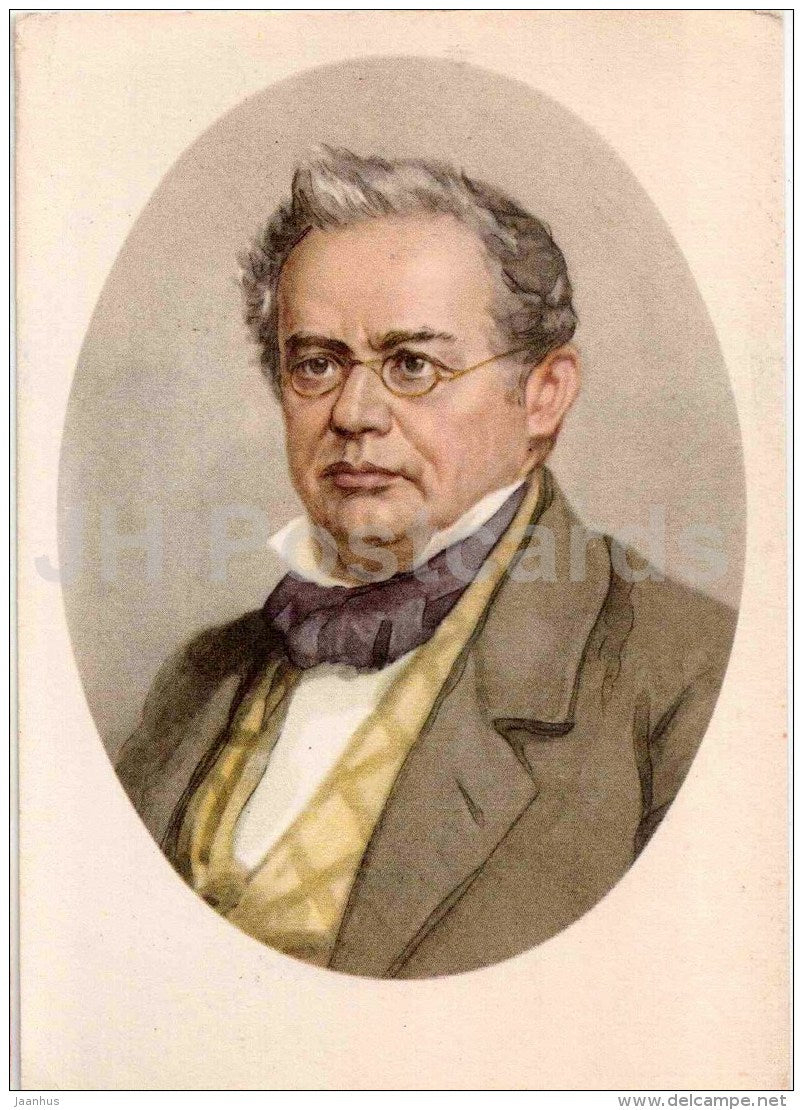 russian physicist Heinrich Lenz - science - 1957 - Russia USSR - unused - JH Postcards