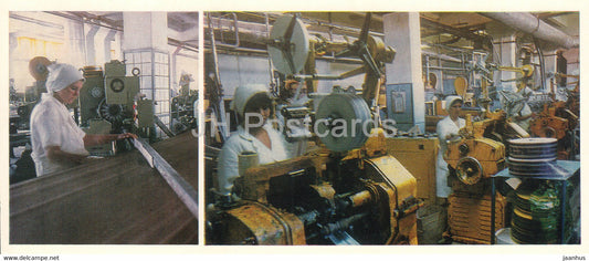 Kostanay - In the shops of a confectionery factory - 1985 - Kazakhstan USSR - unused - JH Postcards