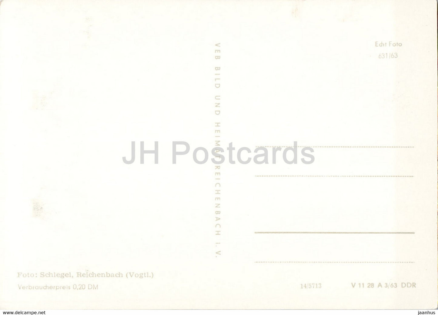 Reichenbach - Vogtl - old postcard - Germany DDR - unused