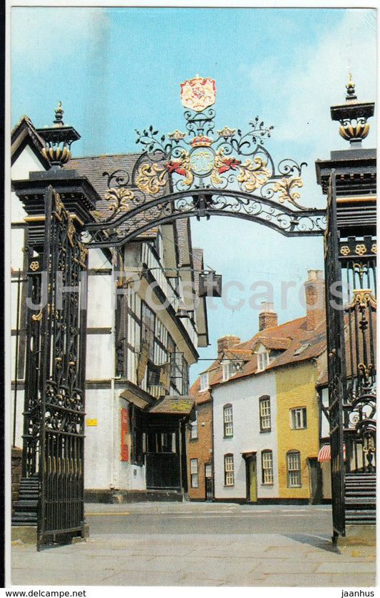 Tewkesbury - Old Abbey Gate - PLX6639 - 1985 - United Kingdom - England - used - JH Postcards