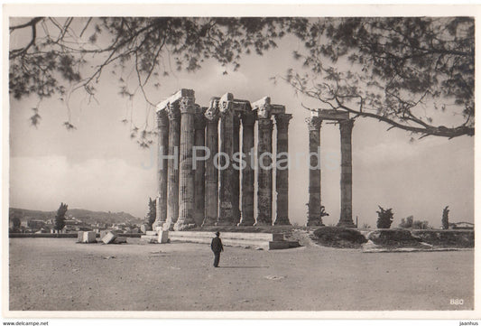 Athens - Athen - Olympieion - 880 - old postcard - Greece - unused - JH Postcards