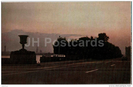 The Admiralty Embankment - The White Night - St. Petersburg - Leningrad - 1972 - Russia USSR - unused - JH Postcards