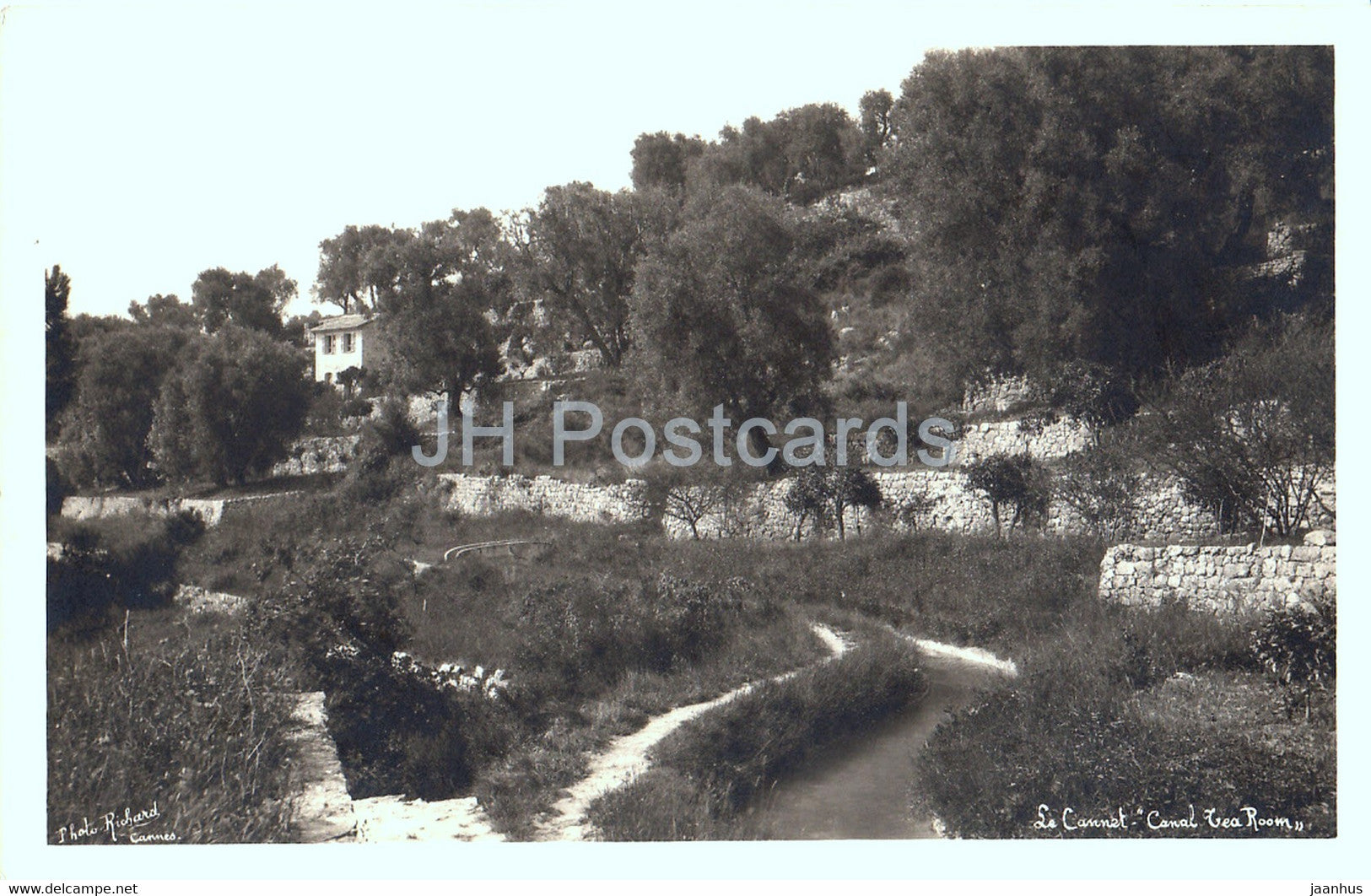 Le Cannet - Canal Tea Room - old postcard - France - unused - JH Postcards
