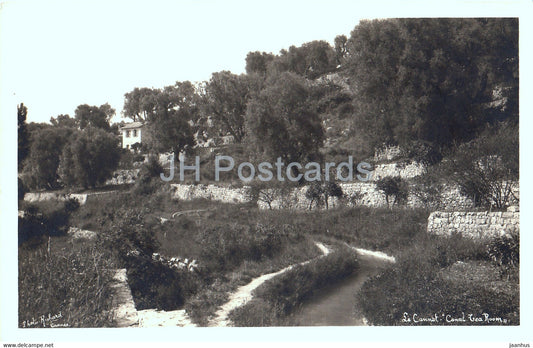 Le Cannet - Canal Tea Room - old postcard - France - unused - JH Postcards