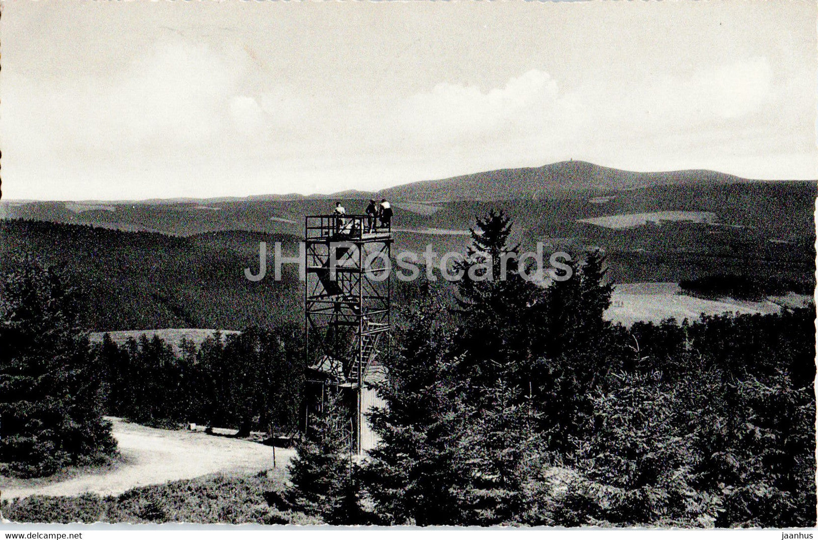 Festenburg - Blick von der Schalke zum Brocken - 1962 - Germany - used - JH Postcards