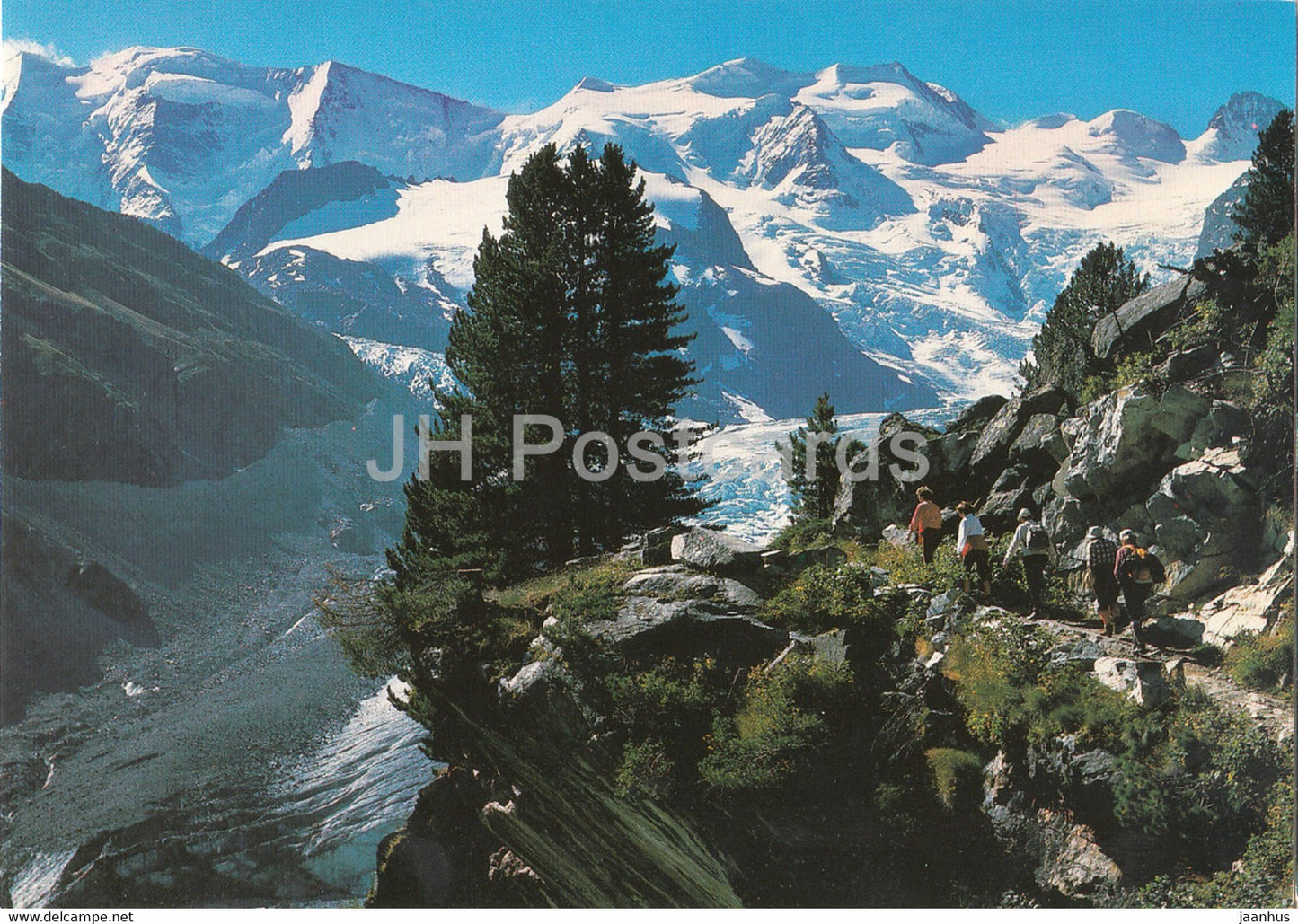 Morteratschgletscher - Piz Palu - Bellavista - 13398 - Switzerland - unused - JH Postcards