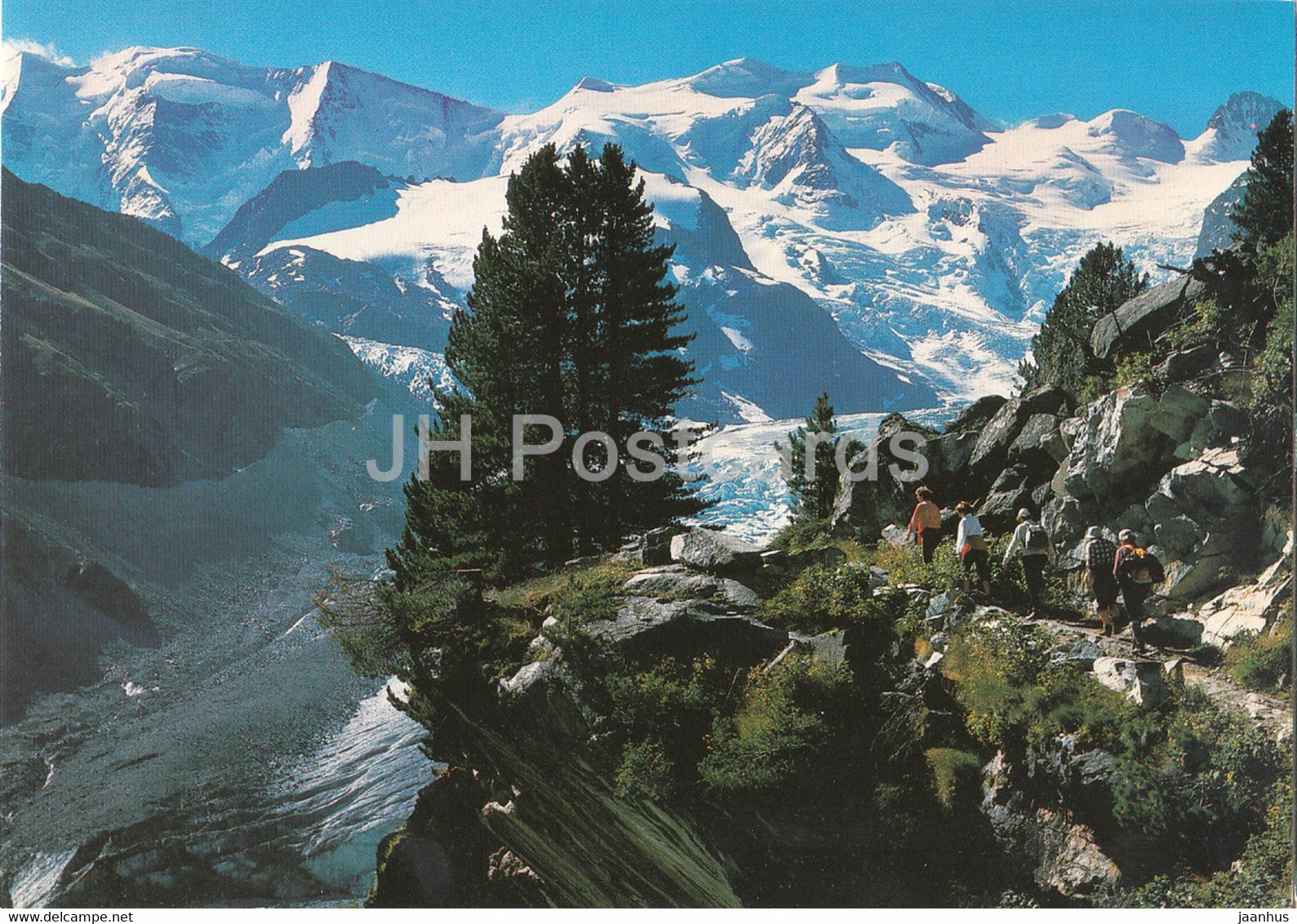 Morteratschgletscher - Piz Palu - Bellavista - 13398 - Switzerland - unused - JH Postcards