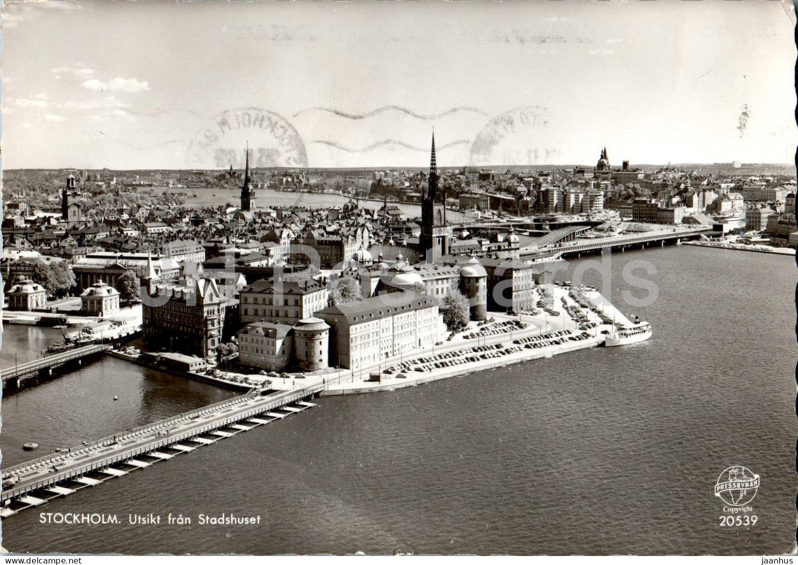 Stockholm - The Town Hall - Stadshuset - 1961 - Sweden - used - JH Postcards