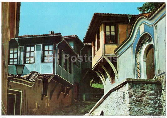 Old Town - Palden street - Plovdiv - 1979 - Bulgaria - unused - JH Postcards