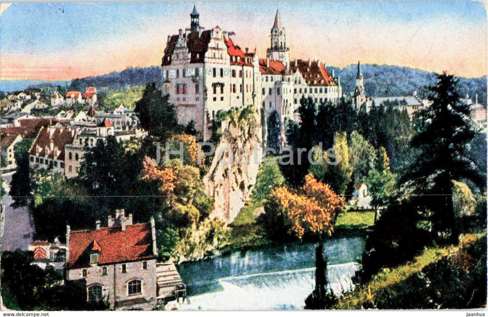 Sigmaringen - old postcard - Germany - used - JH Postcards