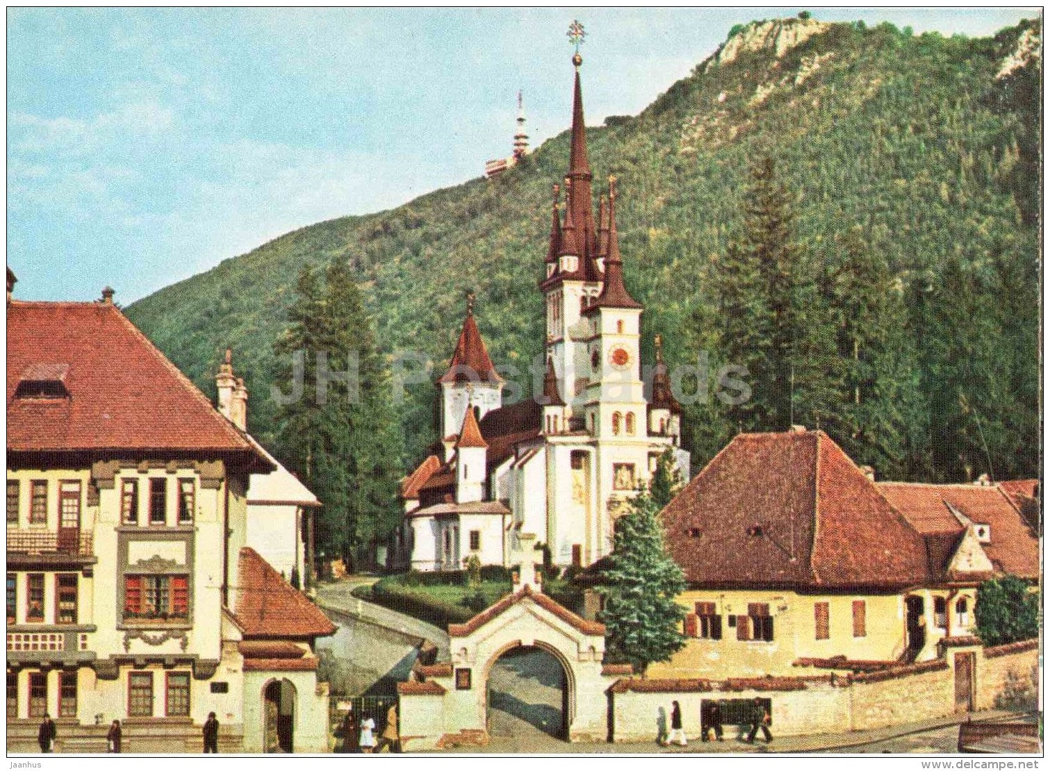Brasov - view of Schei - Romania - unused - JH Postcards