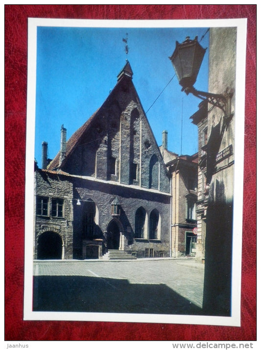 The Great Guild building, 15th century - Old Town - Tallinn - 1980 - Estonia - USSR - unused - JH Postcards