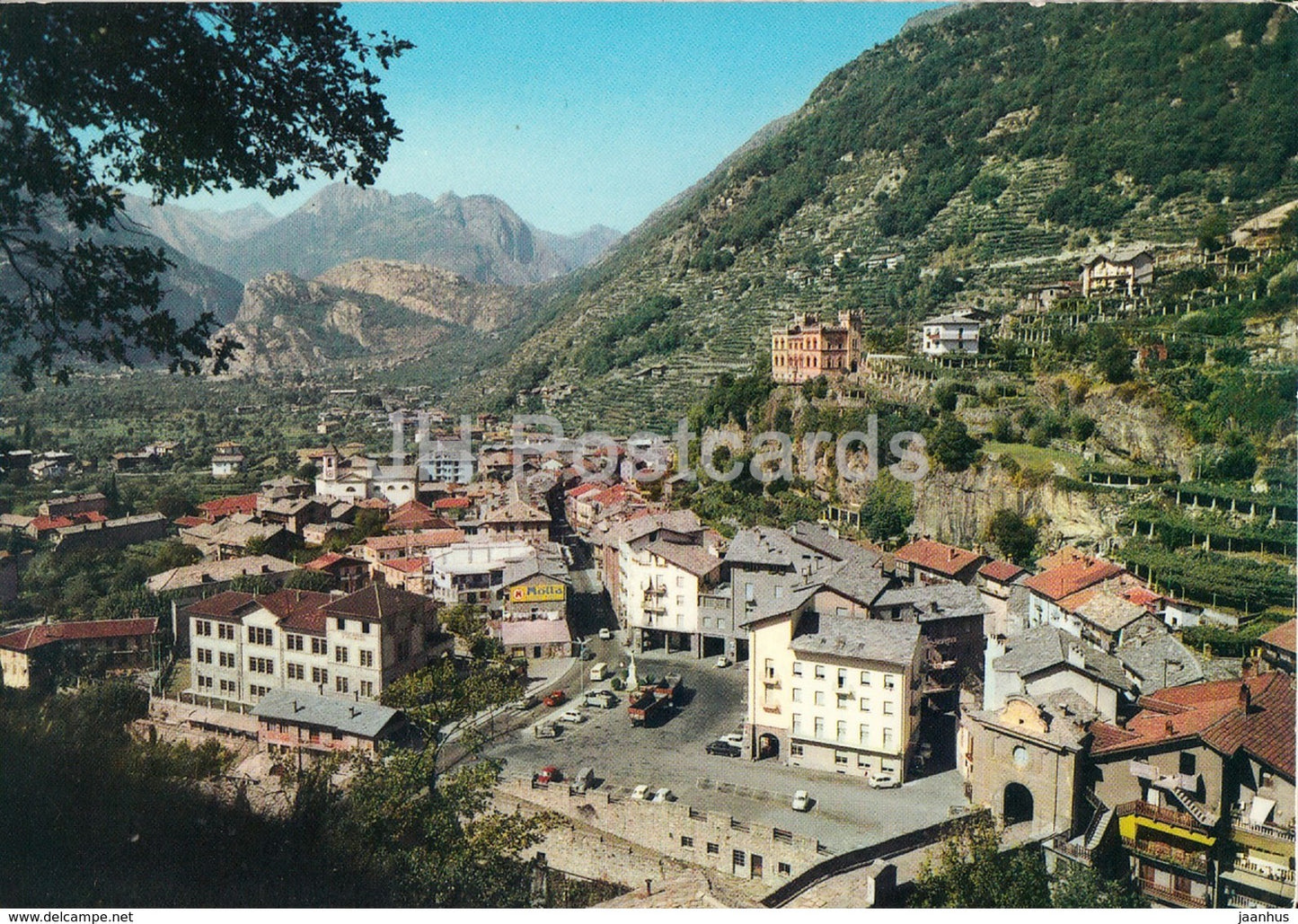 Valle d'Aosta - Pont St Martin 345 m - panorama - Italy - unused - JH Postcards