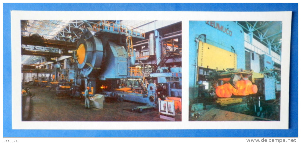 Forging plant - KAMAZ truck factory - 1979 - Russia USSR - unused - JH Postcards