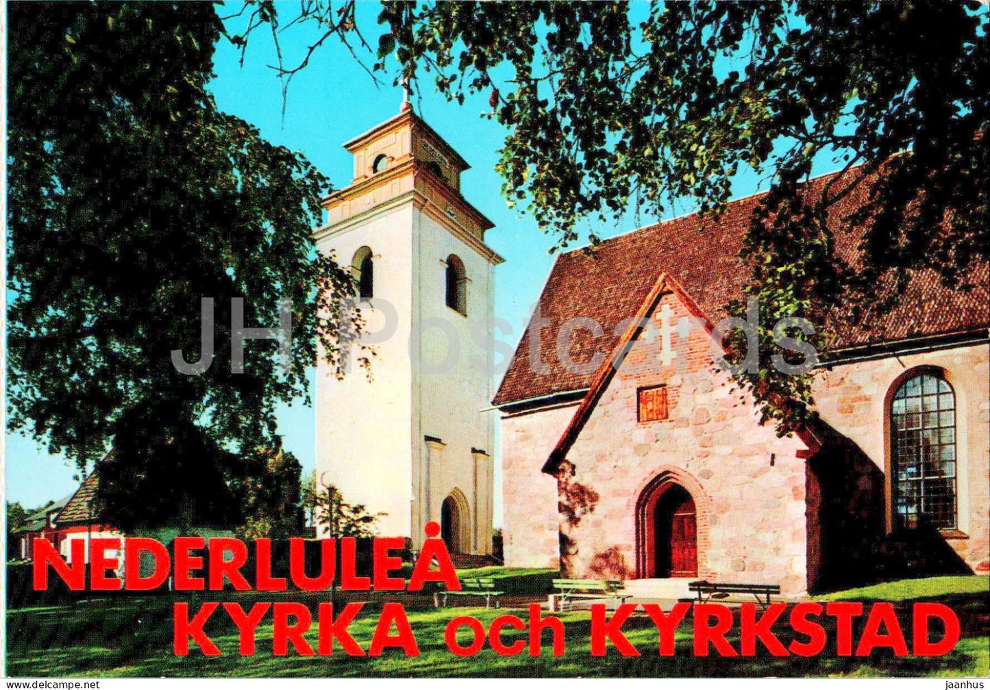 Nederlulea Kyrka - Lulea Gammelstads Kyrka - church - 9/39 - Sweden – unused – JH Postcards