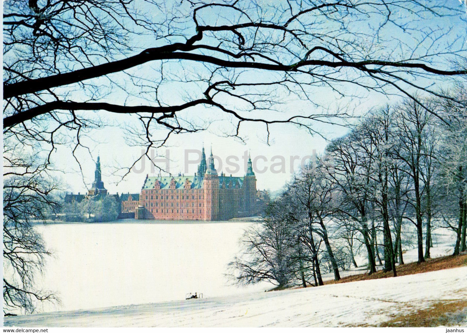 Frederiksborg - winter - Denmark - unused - JH Postcards