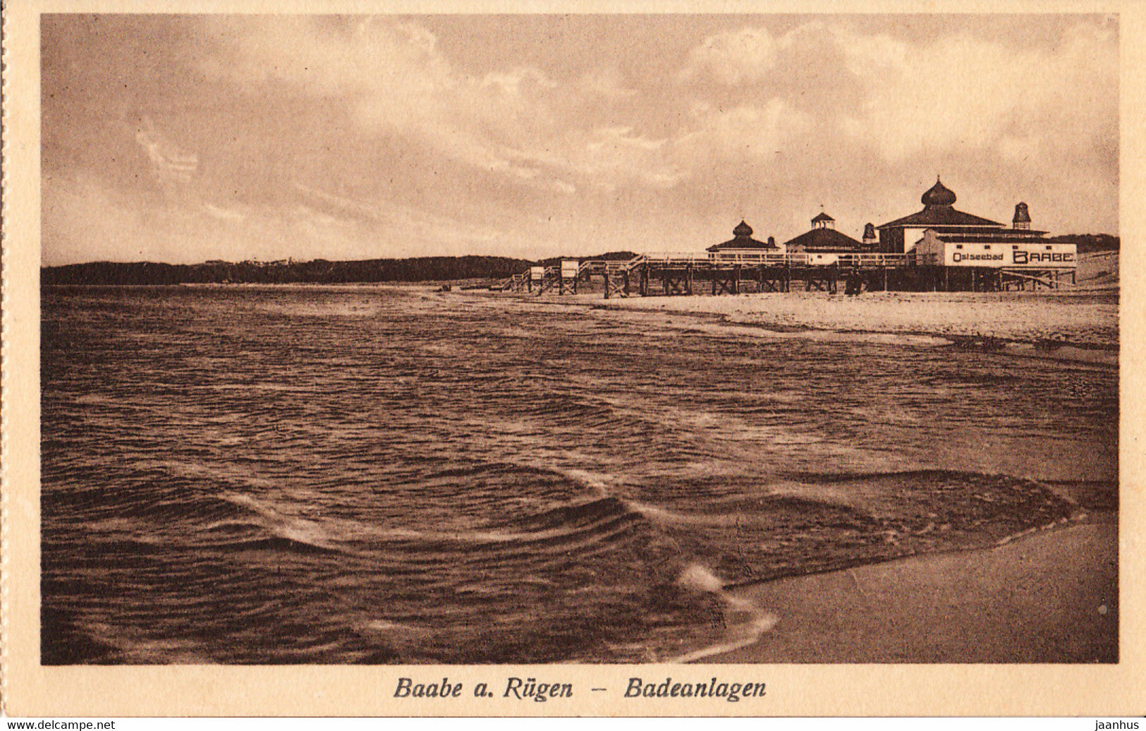 Baabe a Rugen - Badeanlagen - old postcard - 2611 - Germany - unused - JH Postcards