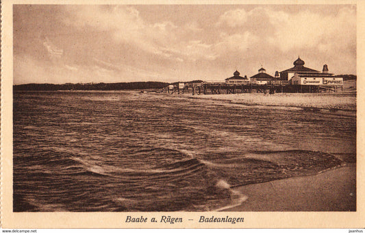 Baabe a Rugen - Badeanlagen - old postcard - 2611 - Germany - unused - JH Postcards