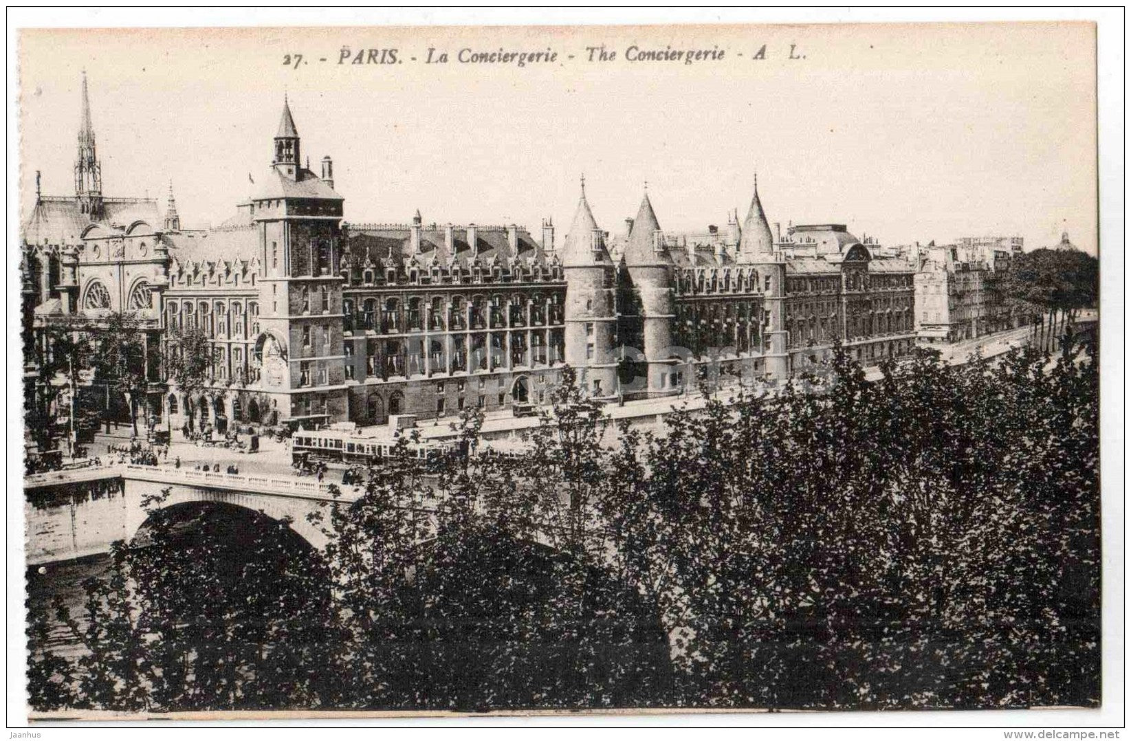 La Conciergerie - 27 - Paris - France - unused - JH Postcards