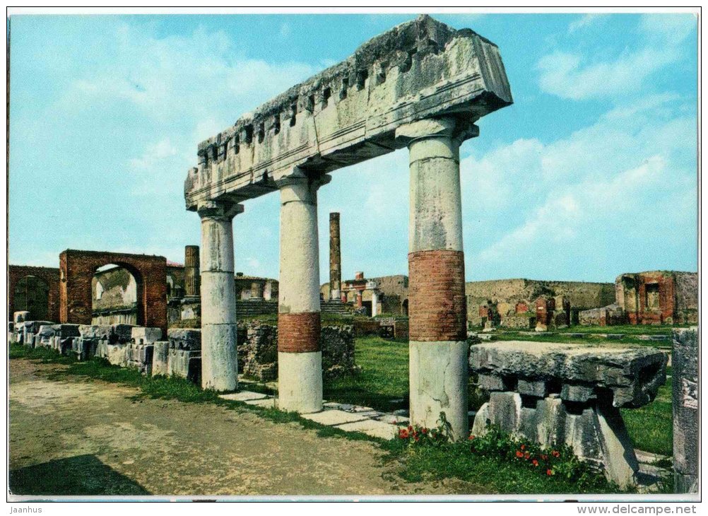 Il Foro , Porticato - Forum , Porch - ruins - Pompei - Campania - 4043 - Italia - Italy - unused - JH Postcards
