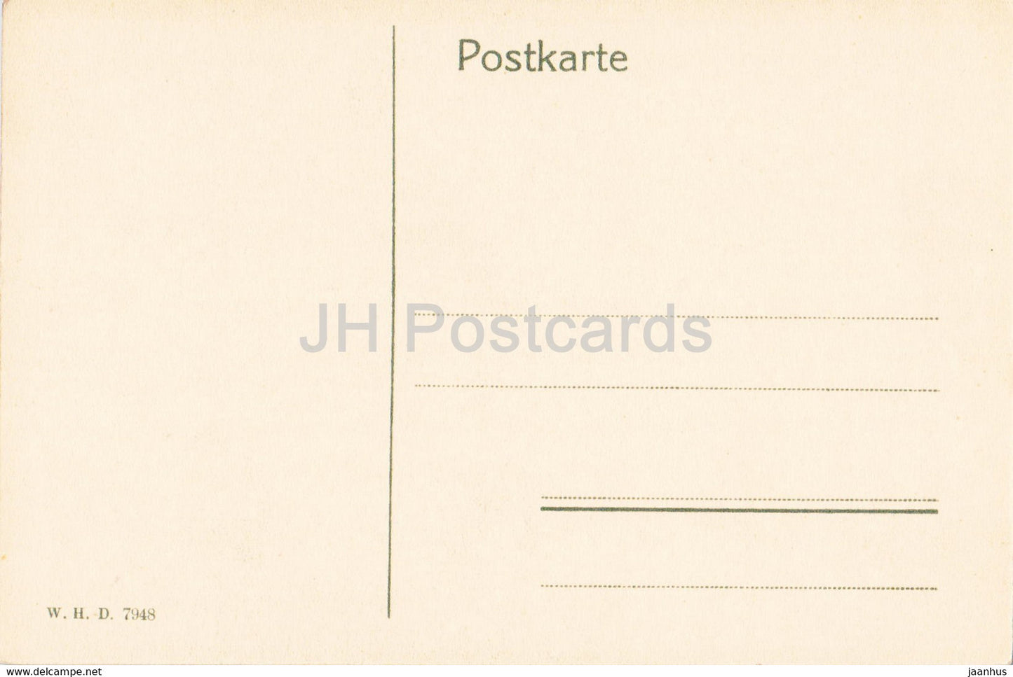 Nurnberg - Nuremberg - Burghof 500 Jahr. Linde - W. H. D. 7948 - old postcard - Germany - unused