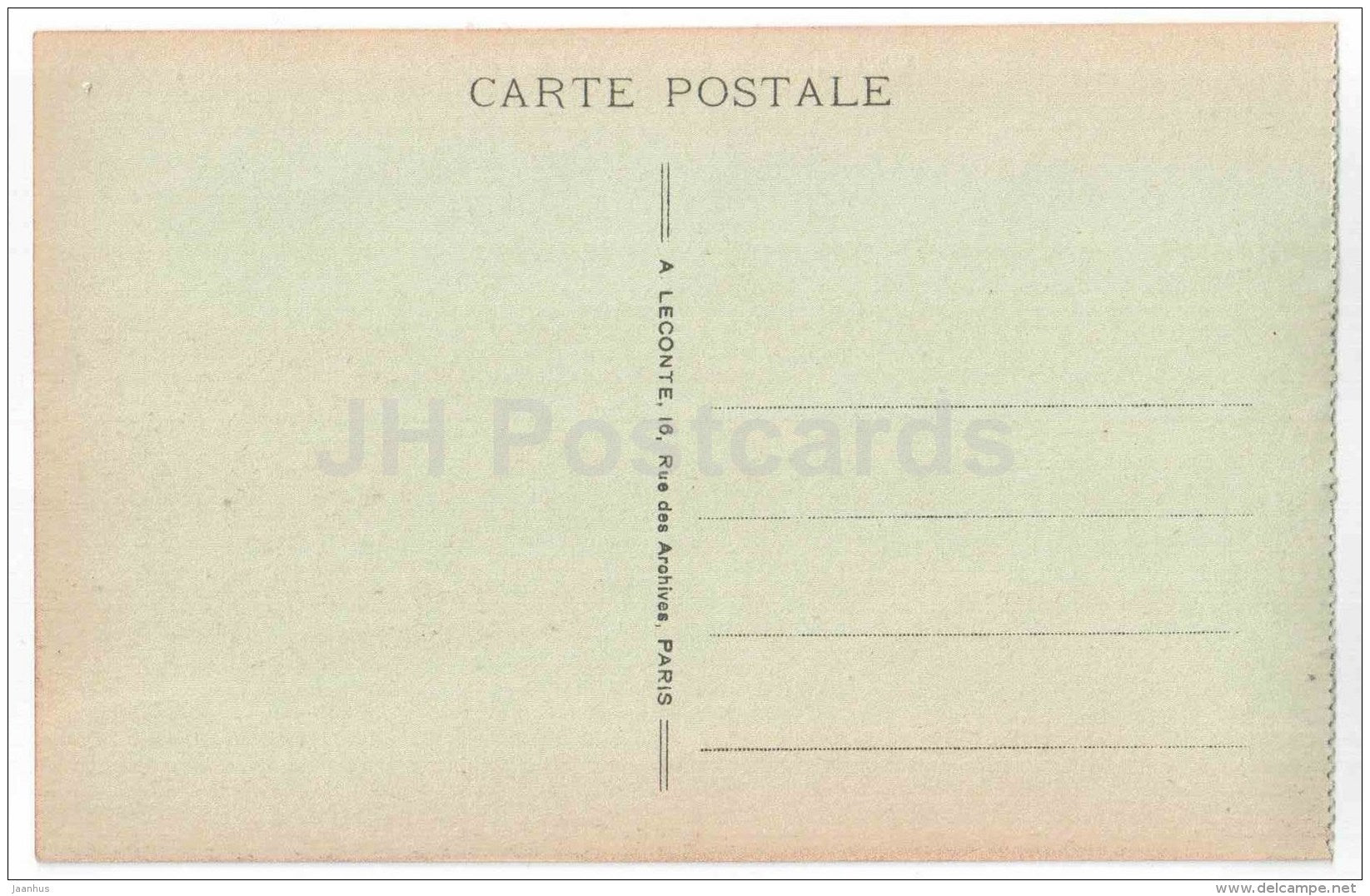La Conciergerie - 27 - Paris - France - unused - JH Postcards