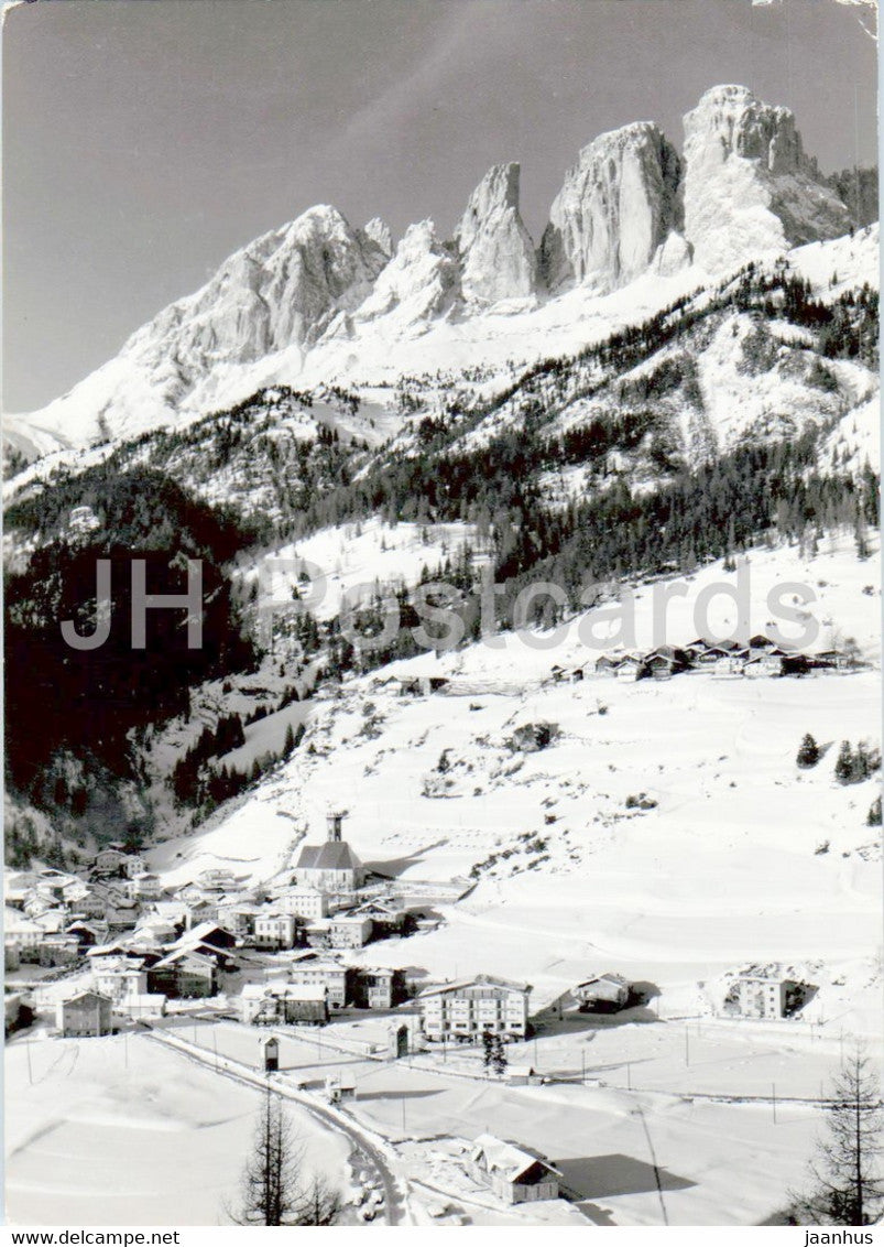 Val di Fassa - Campitello - Gruppo del Sassolungo - Italy - used - JH Postcards