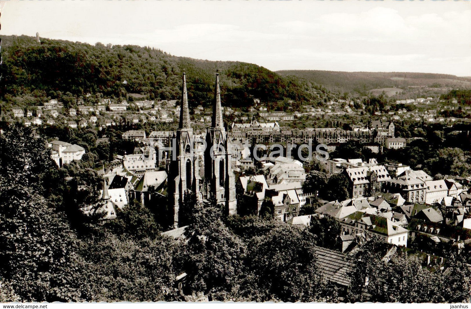 Universitatsstadt Marburg - 1960 - Germany - used - JH Postcards