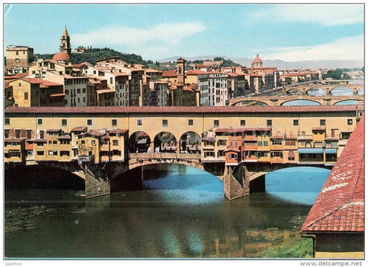 Ponte Vecchio - bridge - Firenze - Toscana - 353 - Italia - Italy - unused - JH Postcards