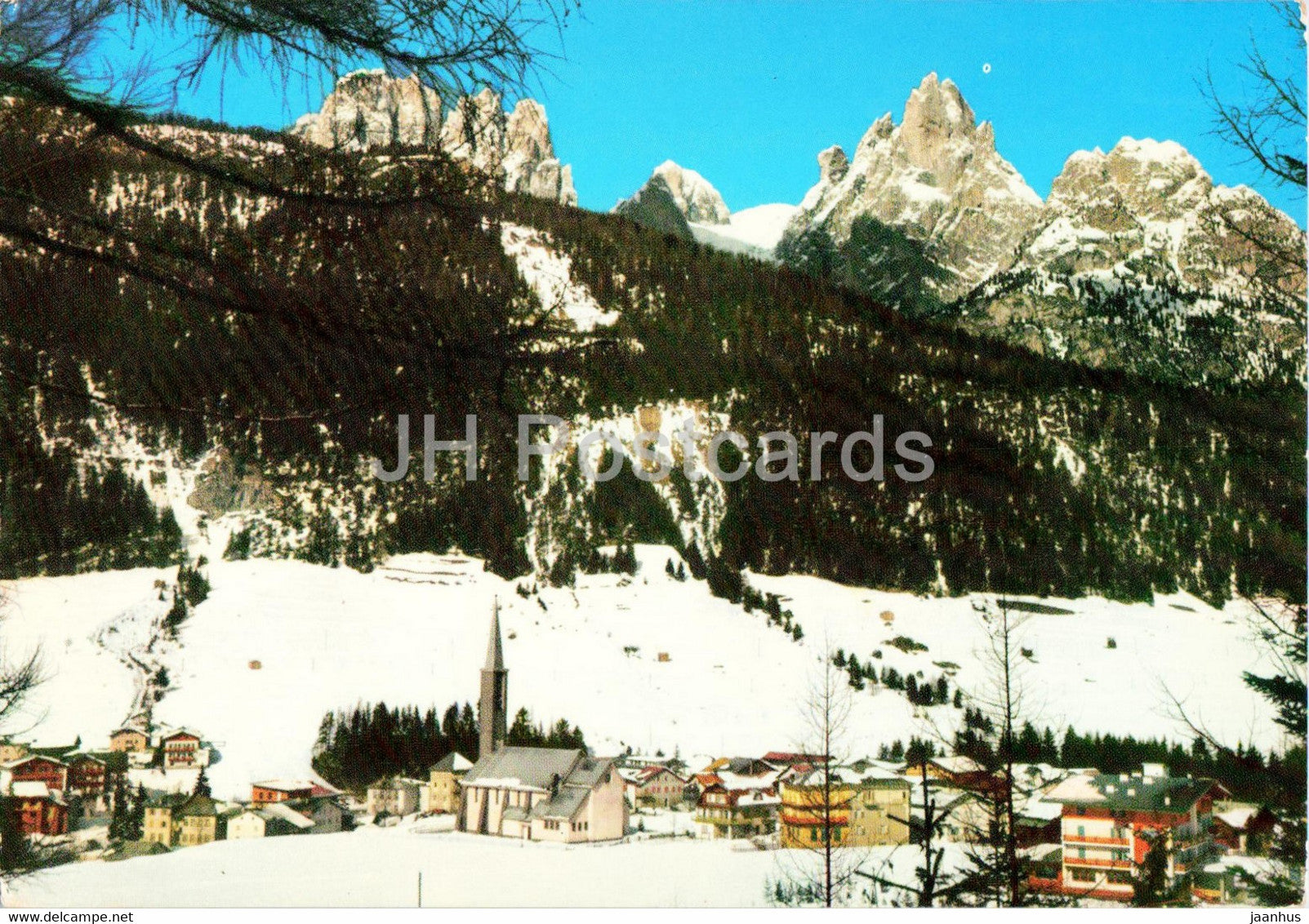 Pozza di Fassa - Dolomiti - Trentino - Dirupi di Larsec - 1973 - Italy - used - JH Postcards
