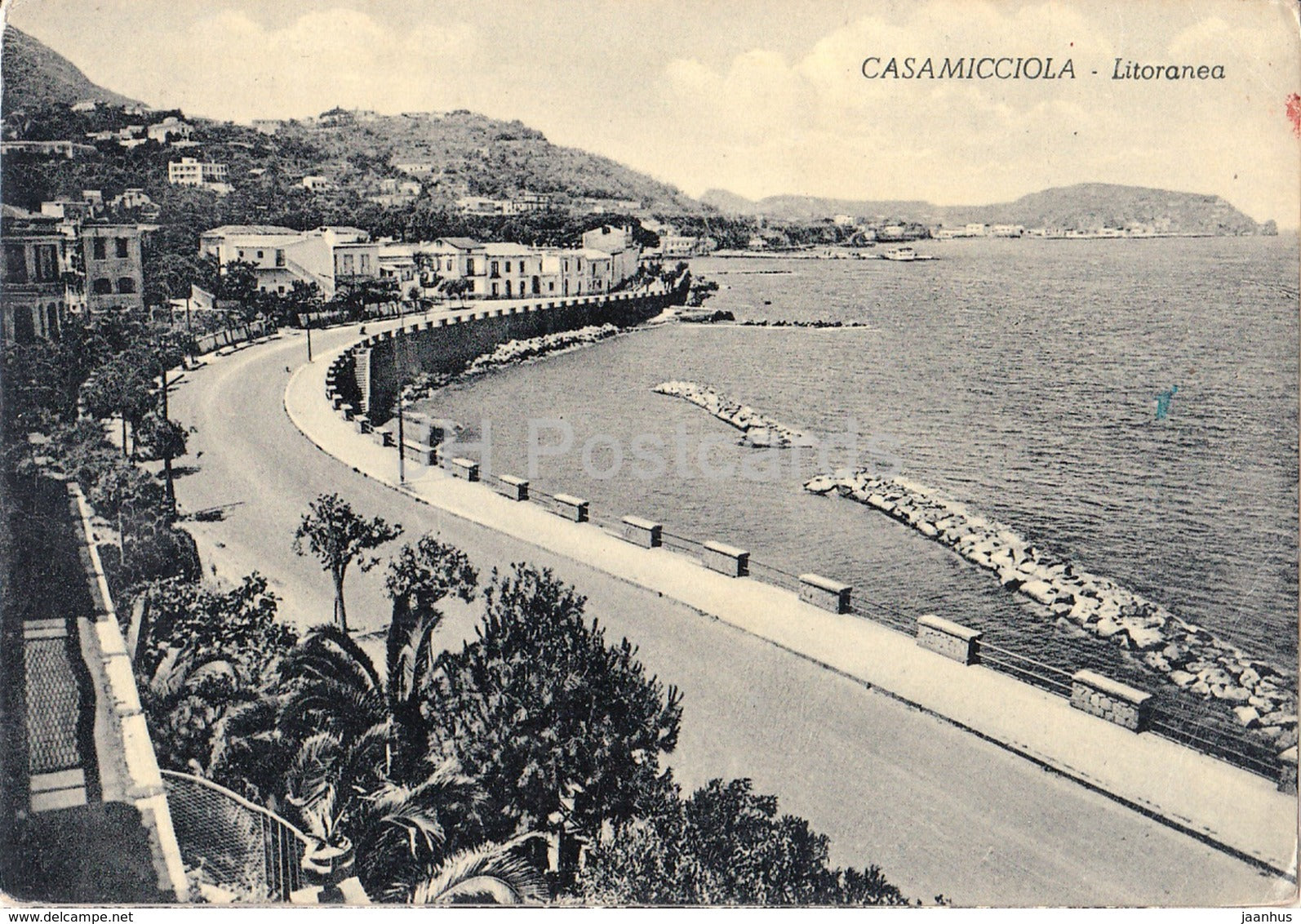 Casamicciola - Litoranea - coast - Italy - 1956 - used - JH Postcards