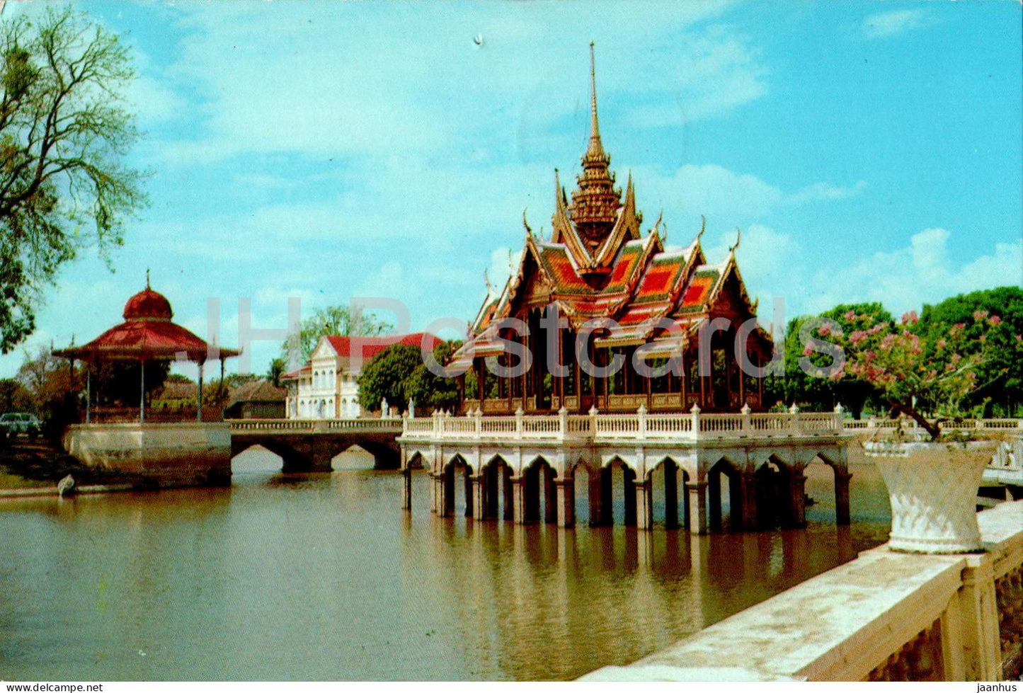 The Aisawan Thipya Art pavilion - Royal Summer Palace Bang Pa In - Ayudhya province - Thailand - used - JH Postcards