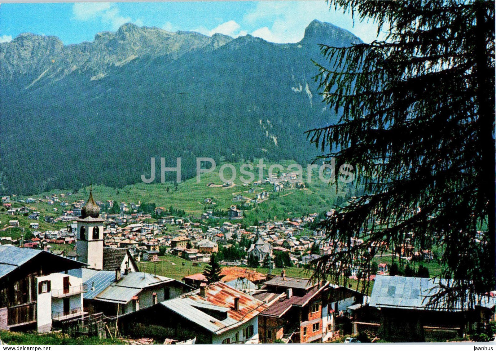 Dolomiti - Moena - Panorama - General view - Italy - unused - JH Postcards