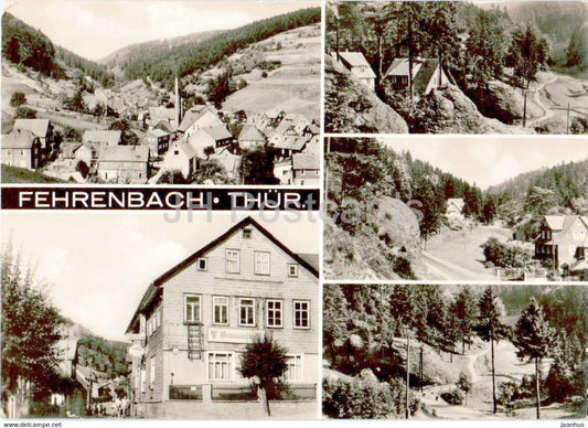 Fehrenbach - Thur - old postcard - 1976 - Germany DDR - used - JH Postcards