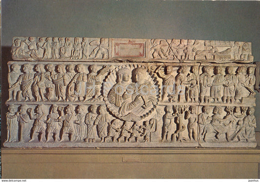 Siracusa - Museo Archeologico Nazionale - Sarcofago di Adelfia - Epoca Cristiana - Sarcophagus - 161 - Italy - unused - JH Postcards