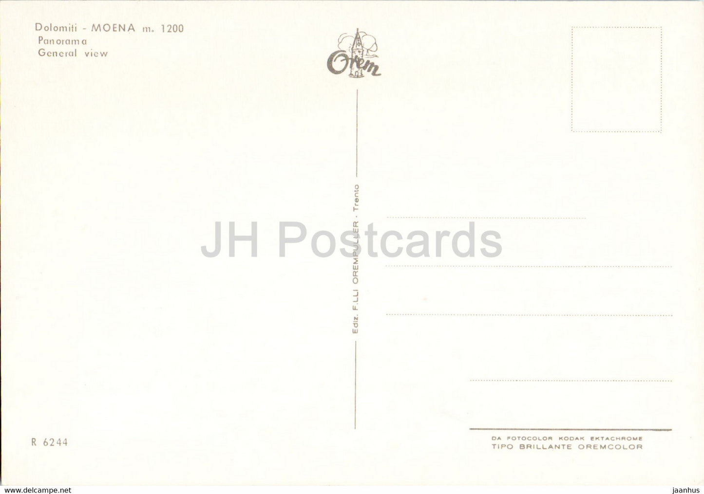 Dolomiti - Moena - Panorama - General view - Italy - unused