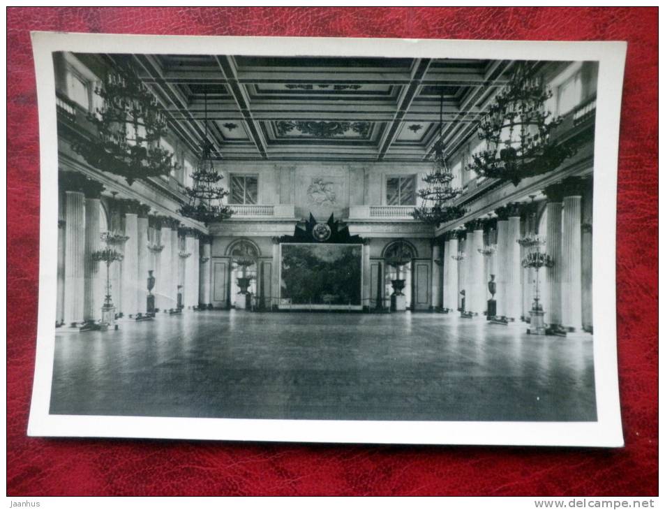 Leningrad - St. Petersburg - Hermitage museum - Georgievsky hall - 1952 - Russia - USSR - unused - JH Postcards