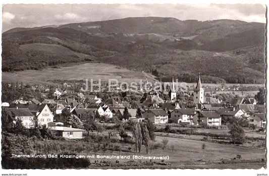 Thermalkurort Bad Krozingen mit Sohauinsland - Schwarzwald - 1962 - Germany - used - JH Postcards