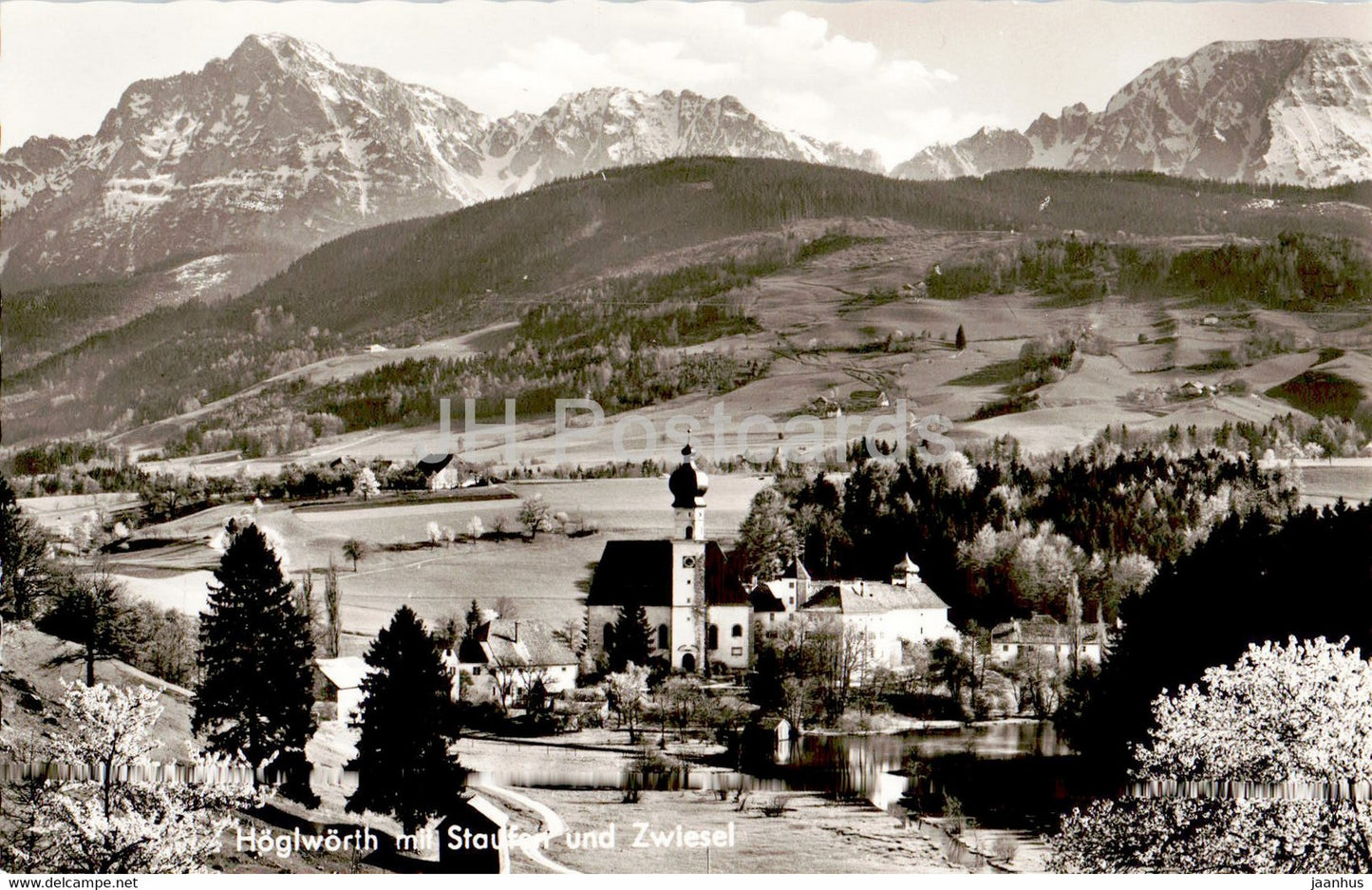 Hoglworth mit Staufen und Zwiesel - old postcard - Germany - unused - JH Postcards