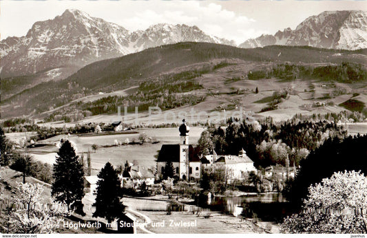 Hoglworth mit Staufen und Zwiesel - old postcard - Germany - unused - JH Postcards