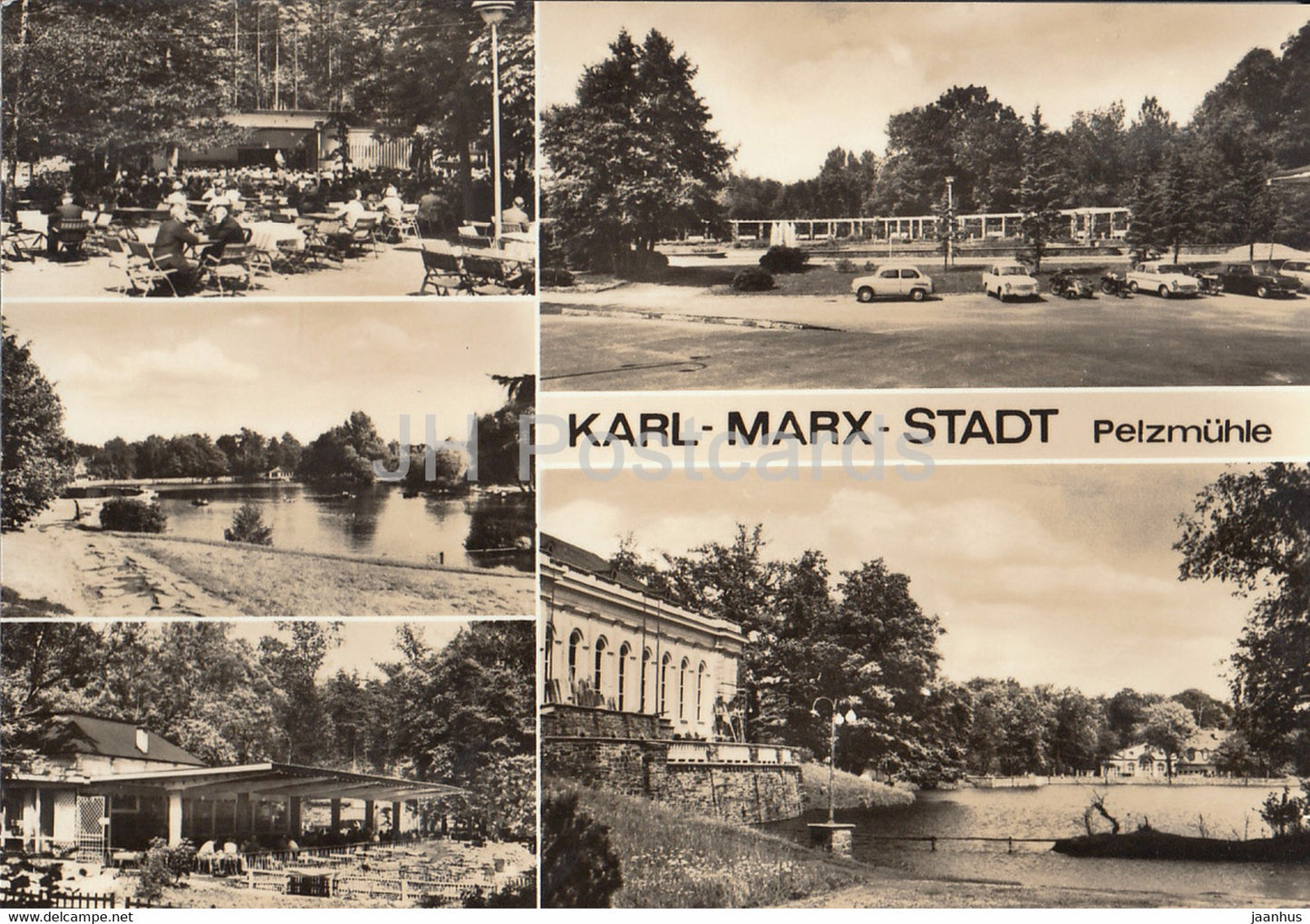 Karl Marx Stadt - Chemnitz - Pelzmuhle - Germany DDR - unused - JH Postcards