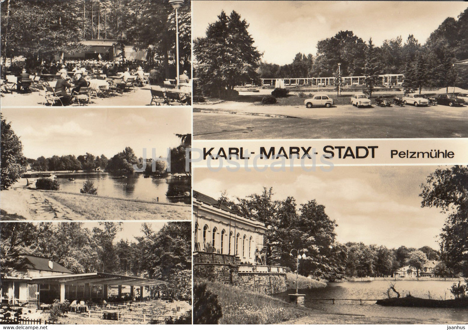 Karl Marx Stadt - Chemnitz - Pelzmuhle - Germany DDR - unused - JH Postcards