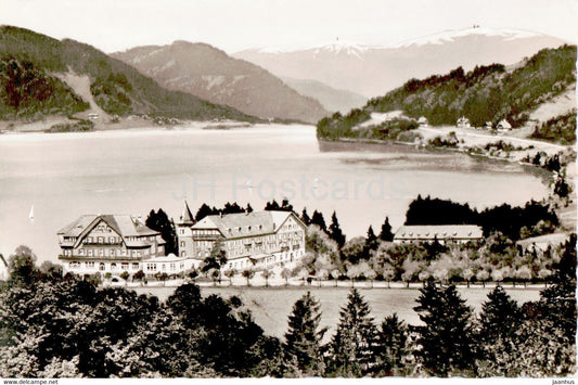 Titisee 860 m M sudl Schwarzwald - old postcard - 1956 - Germany - used - JH Postcards