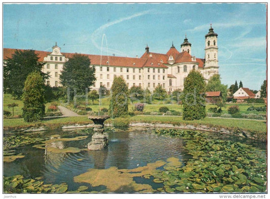 Benediktinerabtei Ottobeuren - abbey - Germany - gelaufen - JH Postcards