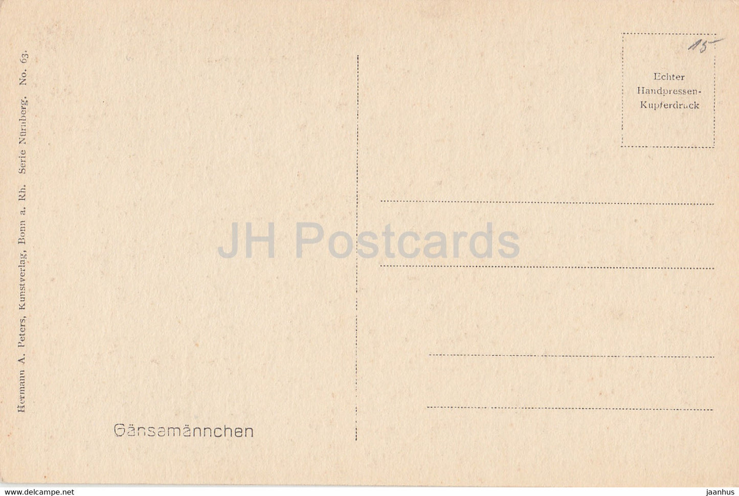 Nürnberg - Gansmännchen - alte Postkarte - Deutschland - unbenutzt