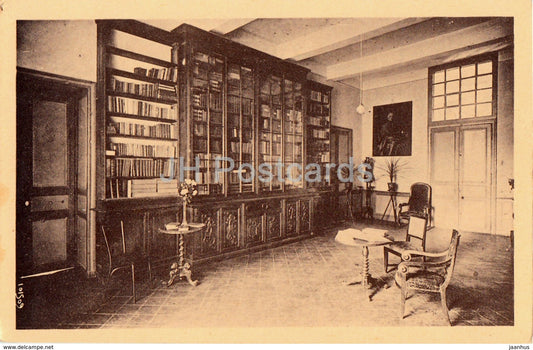 Auch - Institut de l'Oratoire Marie Immaculee - La Bibliotheque - library - old postcard - France - unused - JH Postcards