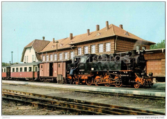 Bäderbahn Bad Doberan - Kühlungsborn im Bahnhof Kühlungsborn West - train - Germany - ungelaufen - JH Postcards