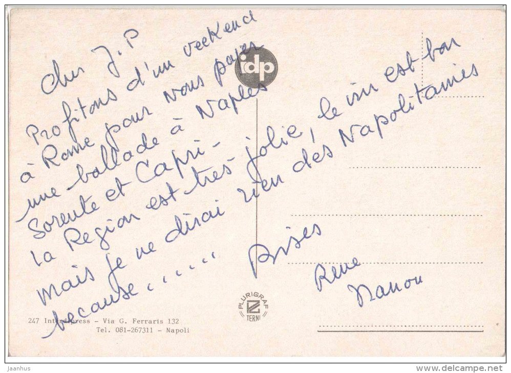 Saluti da Pompei - ruins - Pompei - Campania - 247 - Italia - Italy - used - JH Postcards