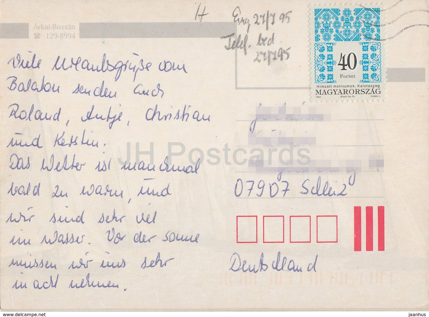 Balaton - voilier - multiview - 1995 - Hongrie - d'occasion