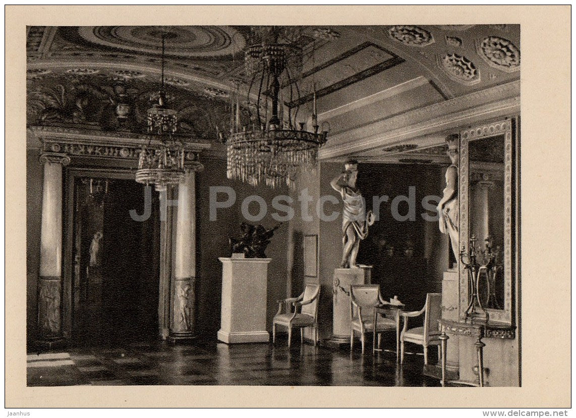 communicating gallery to the Italian pavilion - Ostankino Palace - 1956 - Russia USSR - unused - JH Postcards